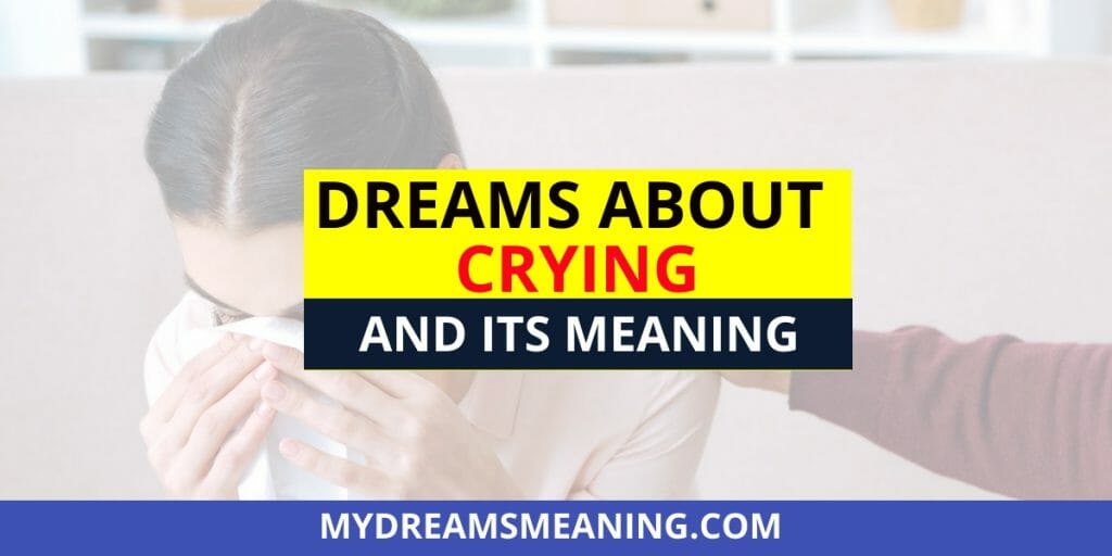 Dream About Crying Crying Dream Meaning