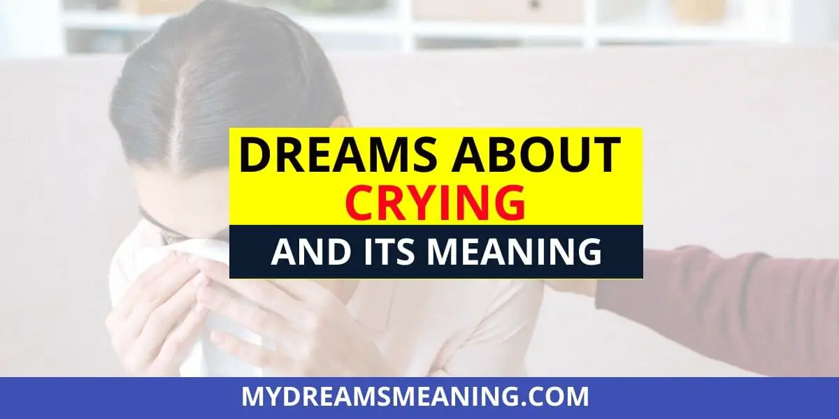 Dream About Crying |Crying Dream Meaning